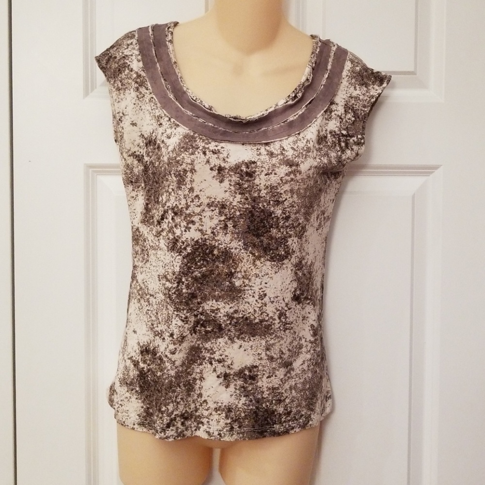 Ann Taylor Short Sleeve Top SP EUC